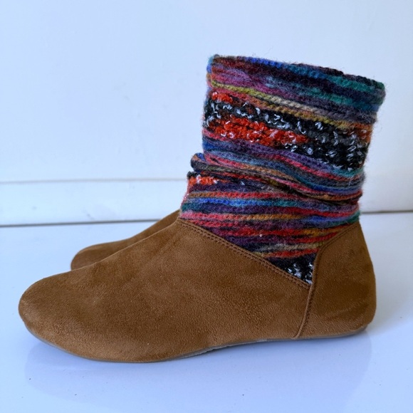 Bearpaw Womens Natoma III Aztec Boots Size 7 Sheep Wool Blend Hickory Brown NWT - Picture 2 of 6